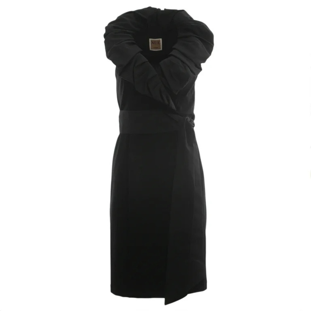 Nue by Shani Black Long Sleeve Dress